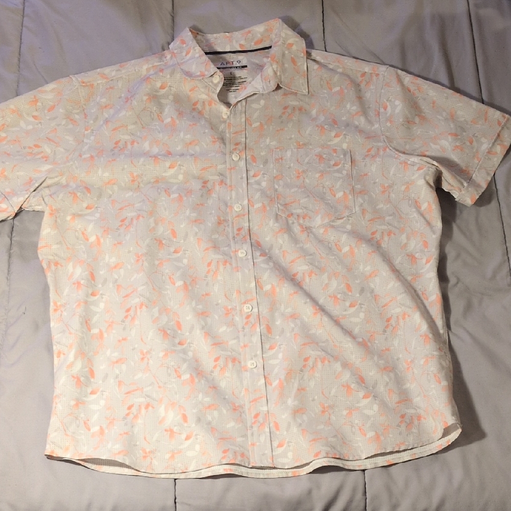Apt. 9 Men's Casual Button Down Floral Shirt